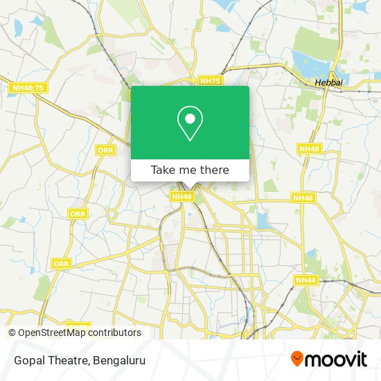 Gopal Theatre map