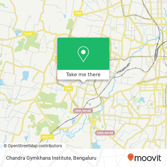 Chandra Gymkhana Institute map