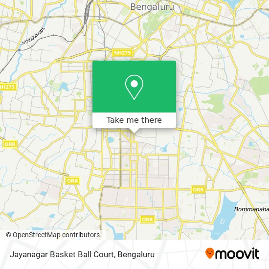 Jayanagar Basket Ball Court map