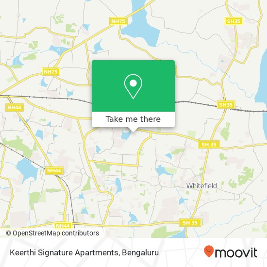 Keerthi Signature Apartments map