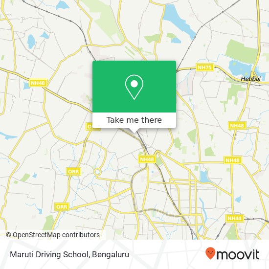 Maruti Driving School map