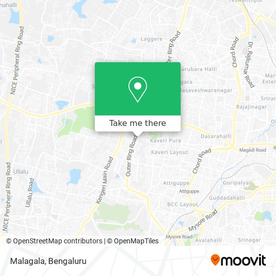 Malagala map
