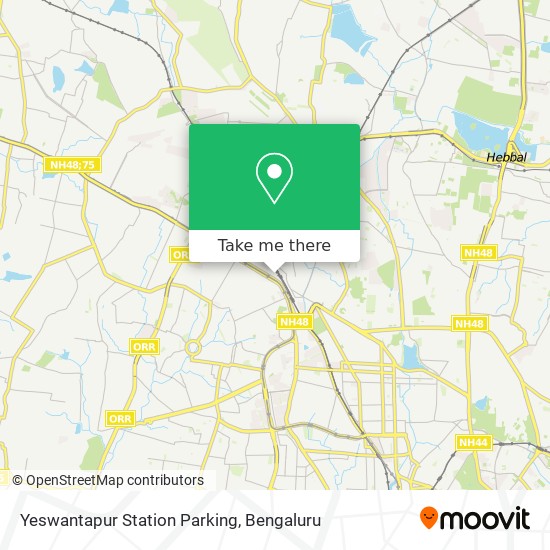 Yeswantapur Station Parking map