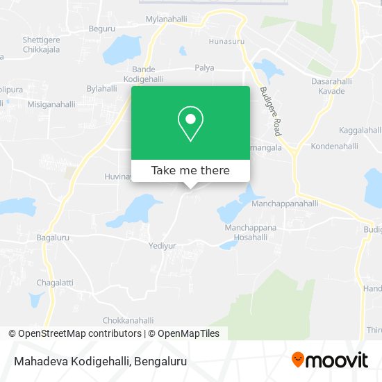 Mahadeva Kodigehalli map