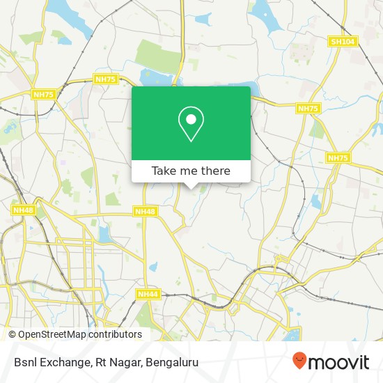 Bsnl Exchange, Rt Nagar map