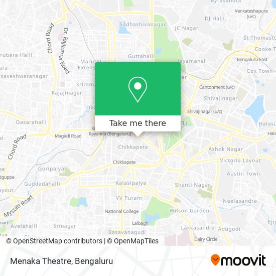 Menaka Theatre map