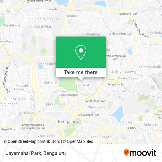 Jayamahal Park map