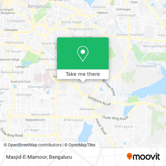 Masjid-E-Mamoor map
