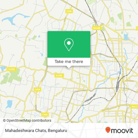 Mahadeshwara Chats map