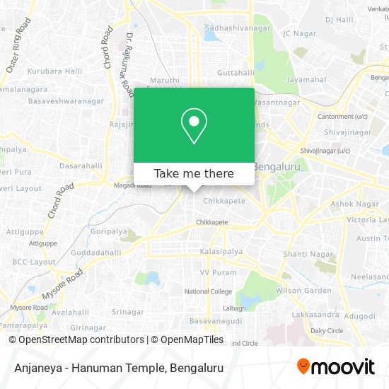 Anjaneya - Hanuman Temple map