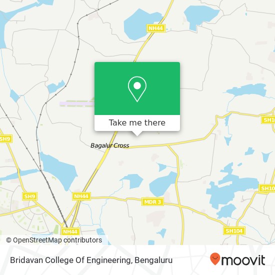 Bridavan College Of Engineering map