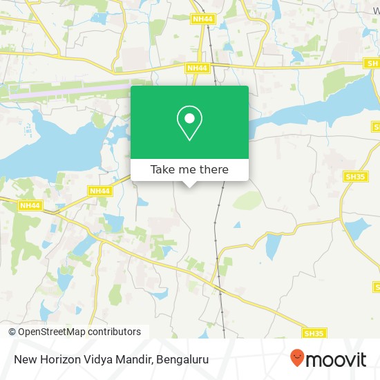New Horizon Vidya Mandir map