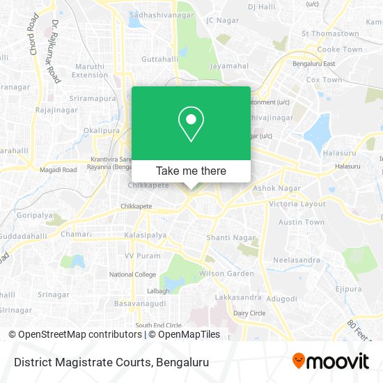 District Magistrate Courts map