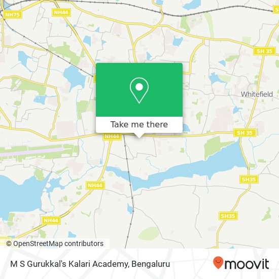 M S Gurukkal's Kalari Academy map