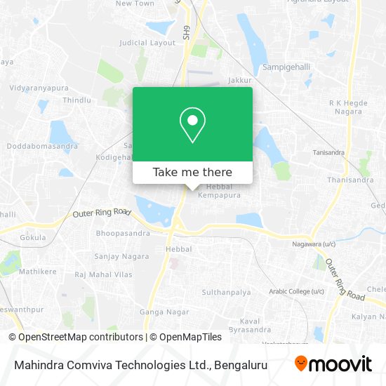 Mahindra Comviva Technologies Ltd. map