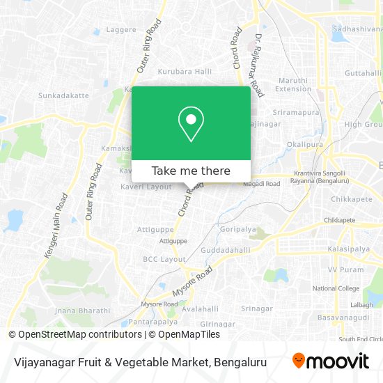 Vijayanagar Fruit & Vegetable Market map