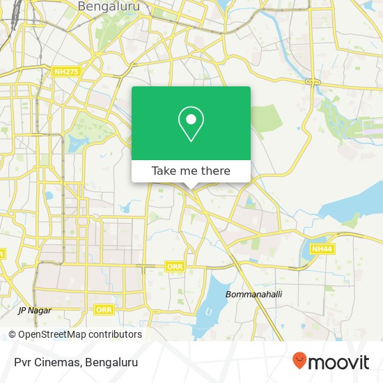 Pvr Cinemas map