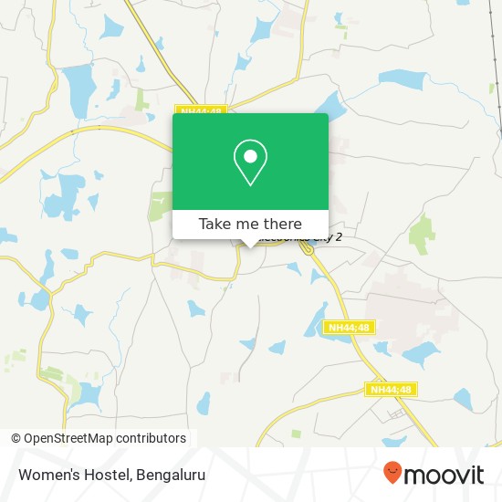 Women's Hostel map