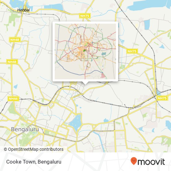 Cooke Town map