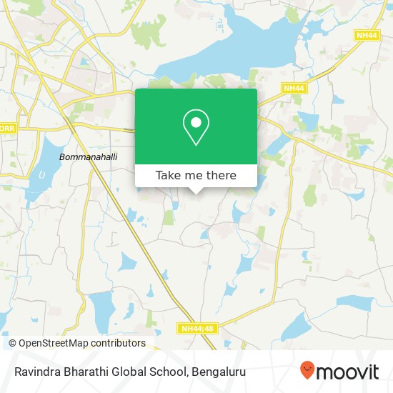 Ravindra Bharathi Global School map
