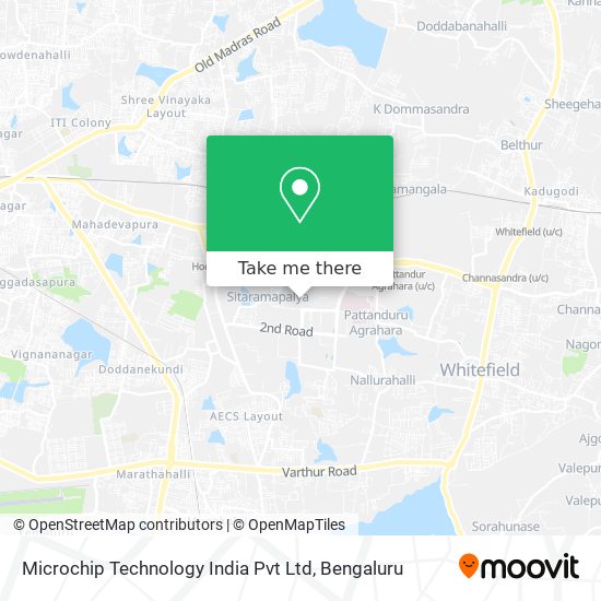 Microchip Technology India Pvt Ltd map