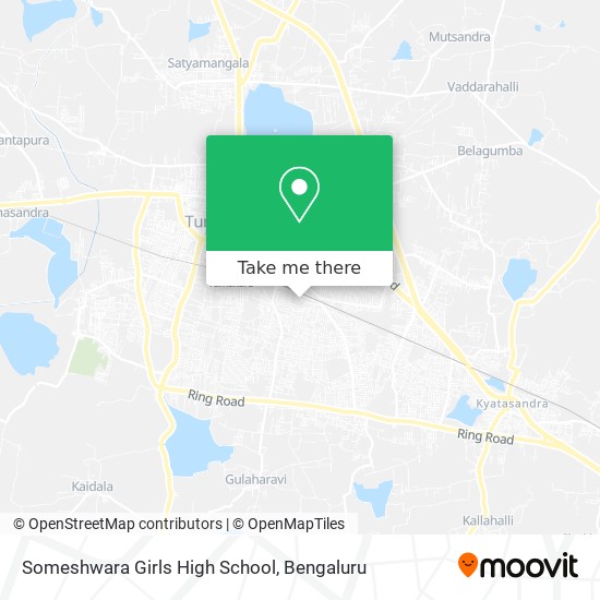 Someshwara Girls High School map