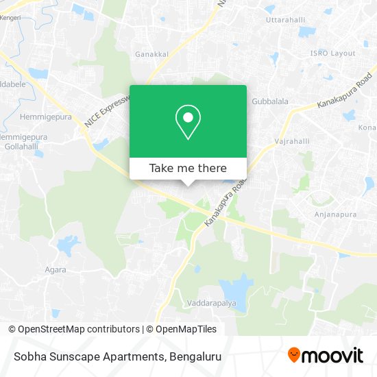 Sobha Sunscape Apartments map