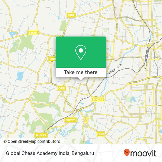 Global Chess Academy India map