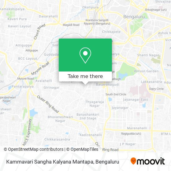 Kammavari Sangha Kalyana Mantapa map