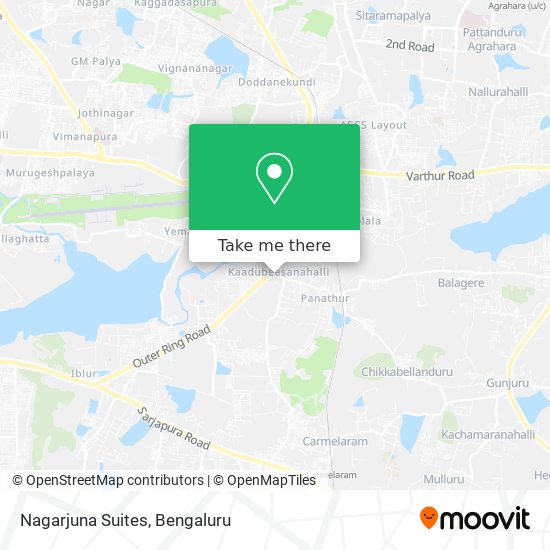Nagarjuna Suites map