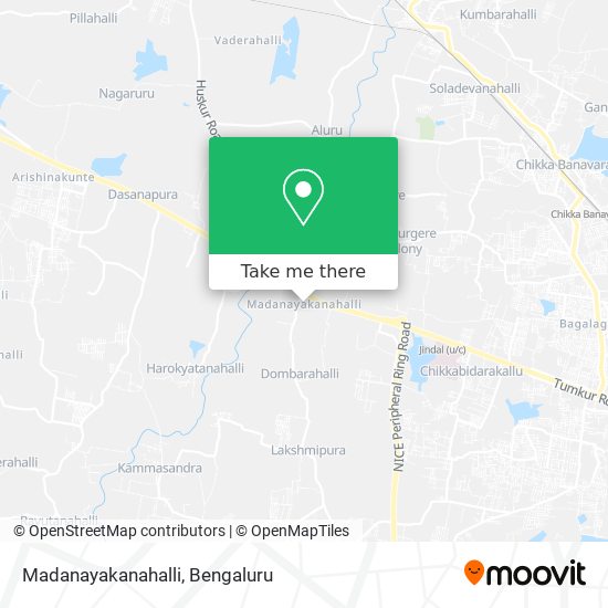 Madanayakanahalli map