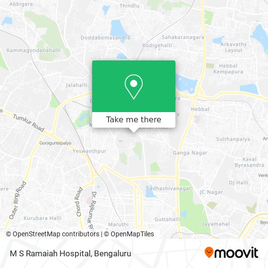 M S Ramaiah Hospital map