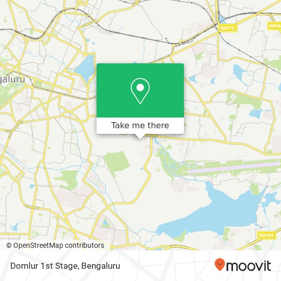 Domlur 1st Stage map
