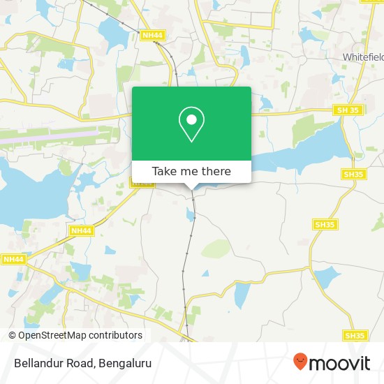 Bellandur Road map