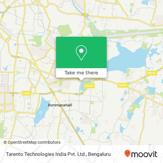Tarento Technologies India Pvt. Ltd. map