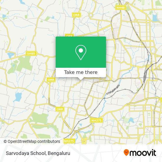 Sarvodaya School map