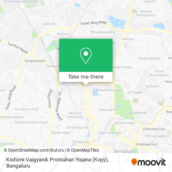 Kishore Vaigyanik Protsahan Yojana (Kvpy) map
