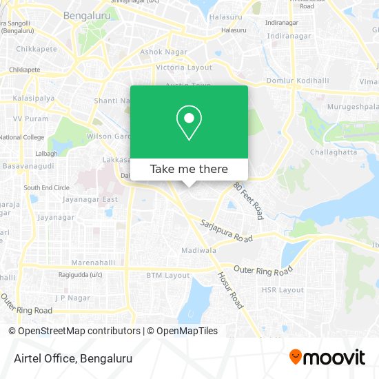 Airtel Office map