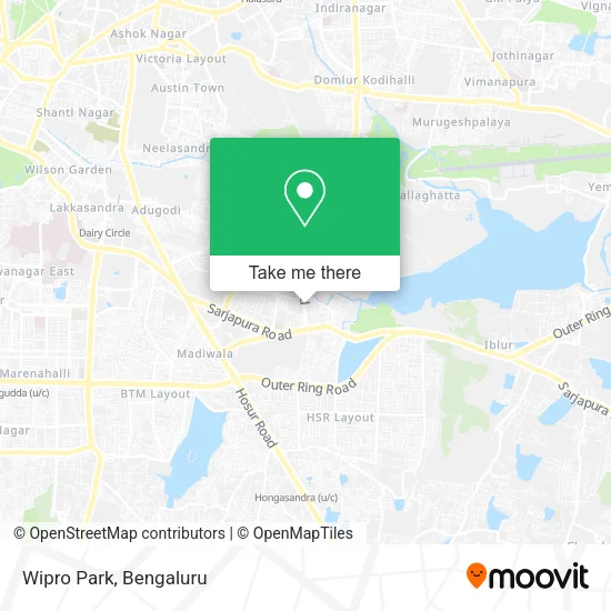 Wipro Park map