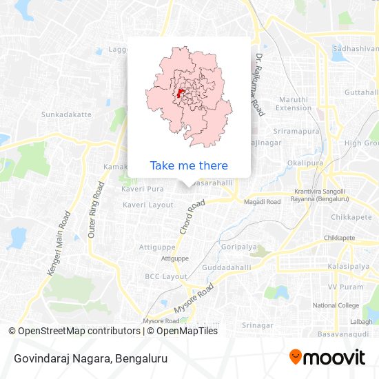 Govindaraj Nagara map