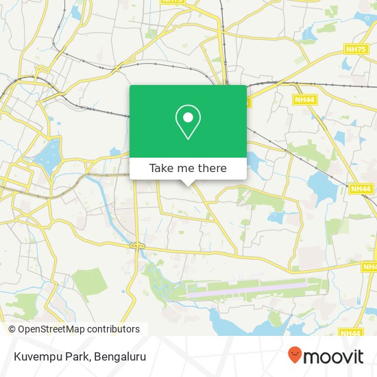 Kuvempu Park map