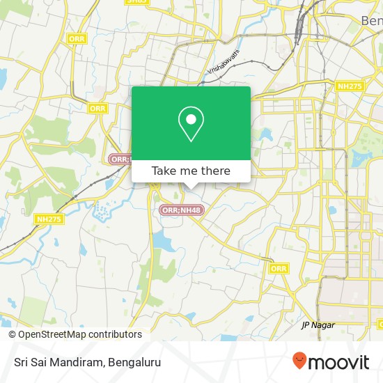 Sri Sai Mandiram map