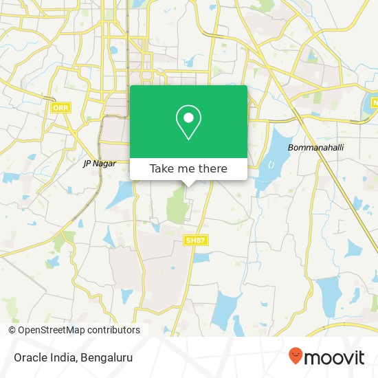 Oracle India map