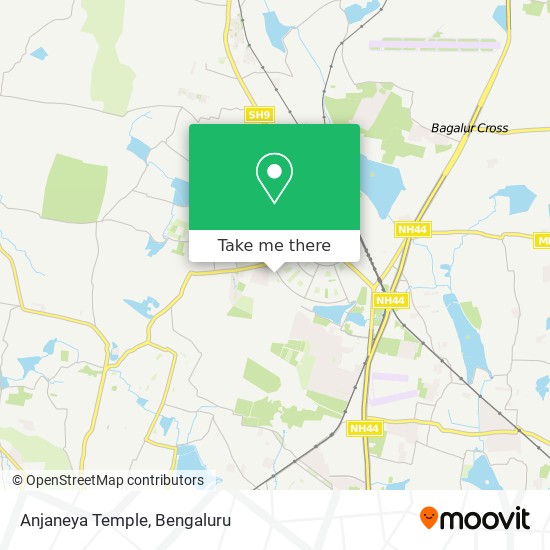 Anjaneya Temple map