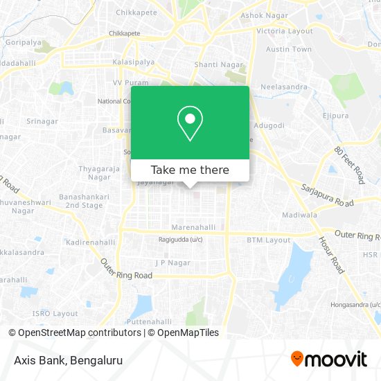 Axis Bank map