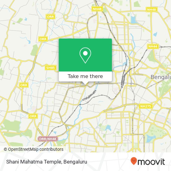 Shani Mahatma Temple map