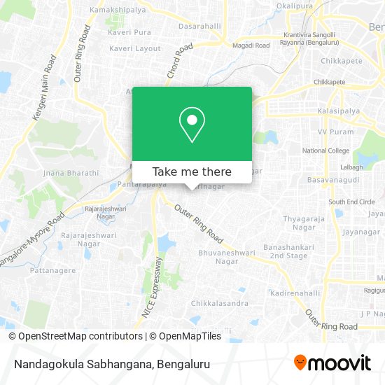 Nandagokula Sabhangana map