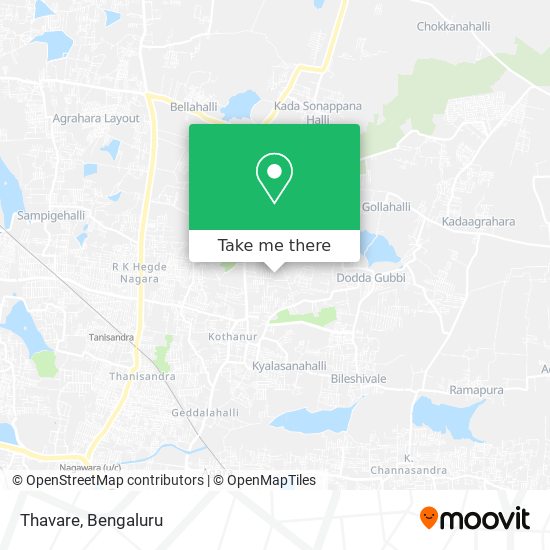 Thavare map