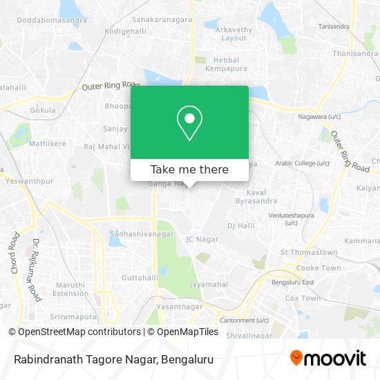 Rabindranath Tagore Nagar map