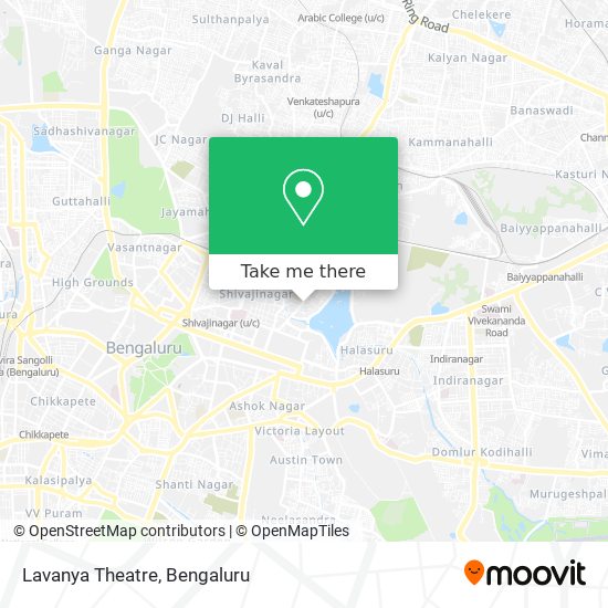 Lavanya Theatre map